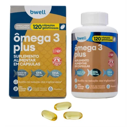 Ômega 3 Plus bwell 120 Cápsulas