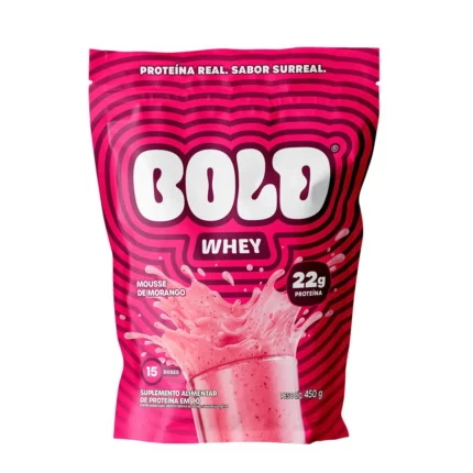 Whey Protein Bold Mousse de Morango 450g