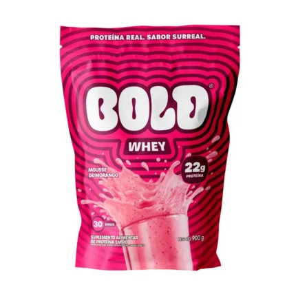 Whey Protein Bold Mousse de Morango 900g