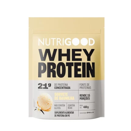 Whey Protein Concentrado Nutrigood Sorvete de Baunilha 450g