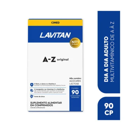 Polivitamínico Lavitan A-Z Original 90 comprimidos