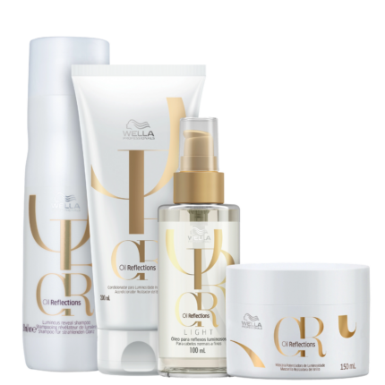 Kit Wella Professionals Oil Reflections Light (4 Produtos)