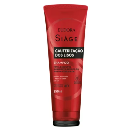 Shampoo Eudora Siàge Cauterização dos Lisos 250ml