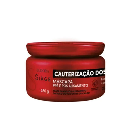 Máscara Capilar Cabelo Liso Siàge Cauterização dos Lisos 250g
