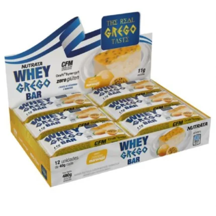 Whey Grego Bar Nutrata Mousse de Chocolate 40g 12 unidades