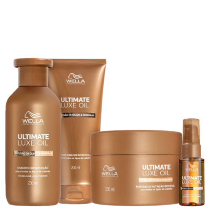 Kit Wella Professionals Ultimate Luxe Oil (4 Produtos)