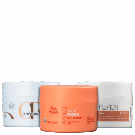 Kit Wella Professionals Cronograma Capilar Antiquebra (3 Produtos)