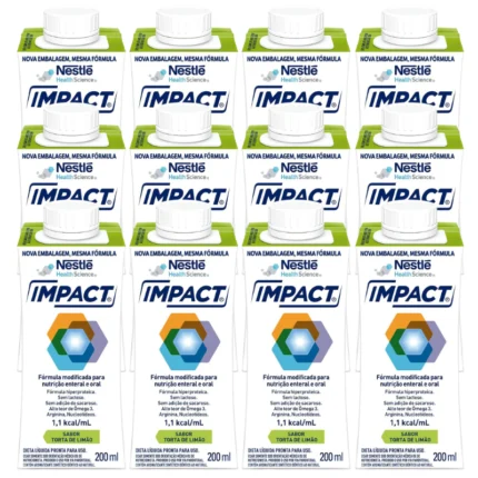 Nutrição Enteral E Oral Impact Torta De Limão 200Ml 12 Unidades